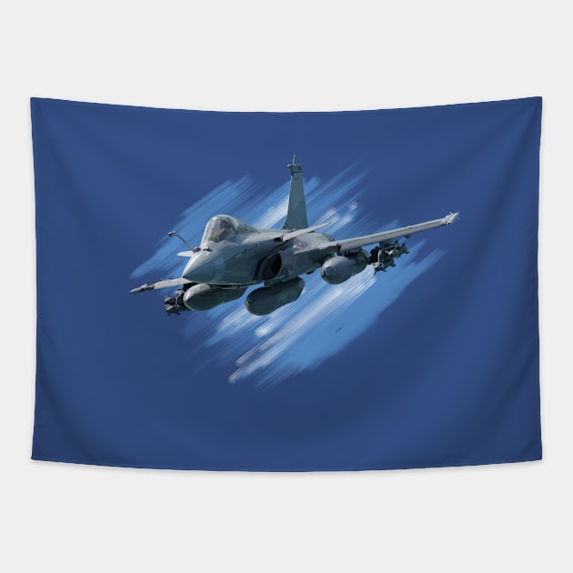 Rafale Tapestry by sibosssr