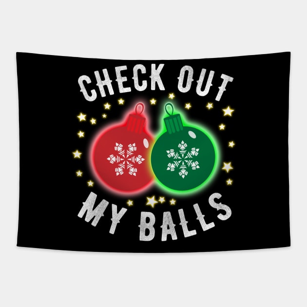 Check Out My Balls Tapestry by ZenCloak