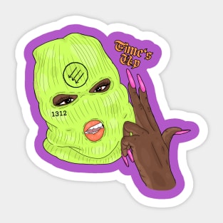 Ski Mask Sticker Sticker for Sale by kalaheeks