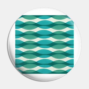 Aquamarine Waves Sea Pin