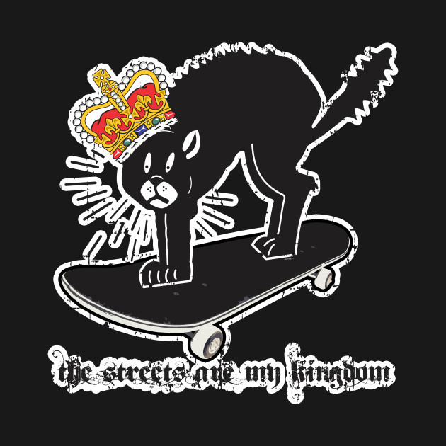 van King - the streets are my Kingdim - Royal stray cat back by vanKing