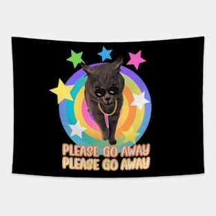 Please go away - Alugalug Cat meme Tapestry