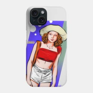 Jodie Foster - An illustration by Paul Cemmick Phone Case