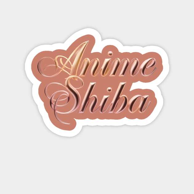 Style Anime Shiba Aesthetic  Colors Magnet by animegirlnft