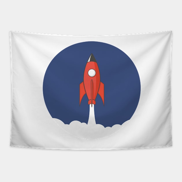 Spaceship Tapestry by yingdude