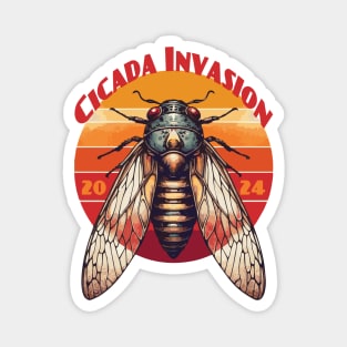 Cicada Invasion 2024 Magnet