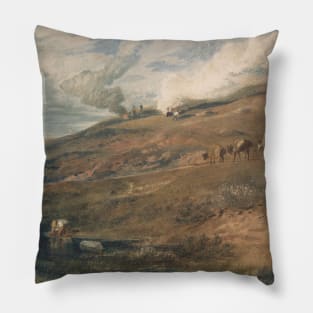 Dartmoor: The Source of the Tamar and the Torridge by J.M.W. Turner Pillow