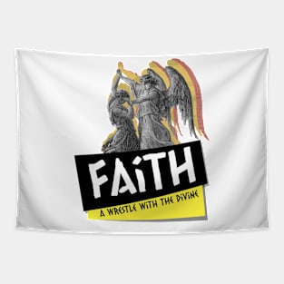 Faith and wrestling Tapestry