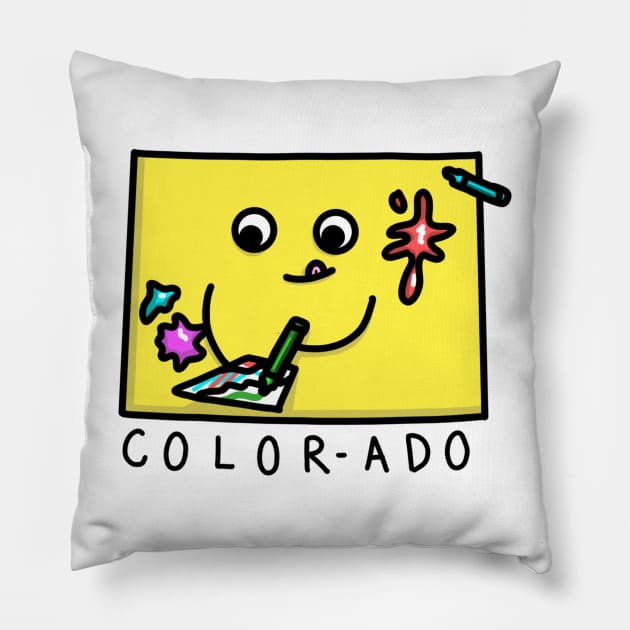Color-ado Pillow by thecurlyredhead