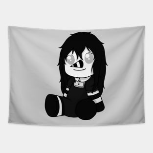 laughing jill doll chibi Tapestry