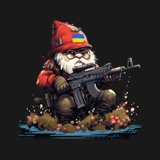 Military Gnome Squad Ukraine Style T-Shirt