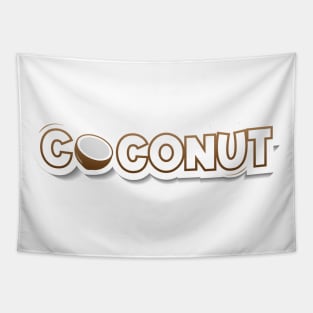 Coconut Text Tapestry