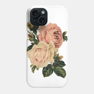 Vintage Roses Floral Flowers Cottagecore Phone Case