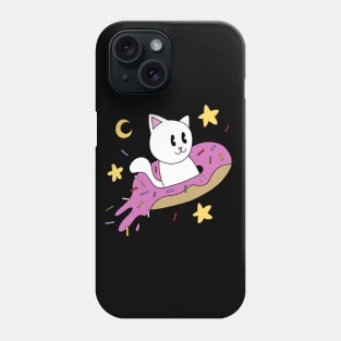 Cat Donut Spaceship Phone Case