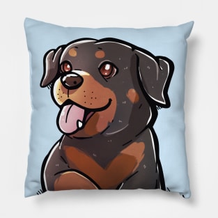 Pocket Cute Rottweiler Dog Pillow