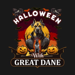 Great Dane - Halloween T-Shirt