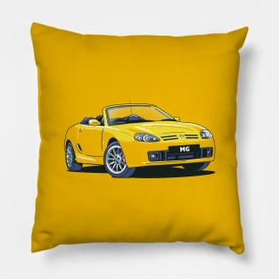 MG Rover MGTF in Sunspot Yellow Pillow