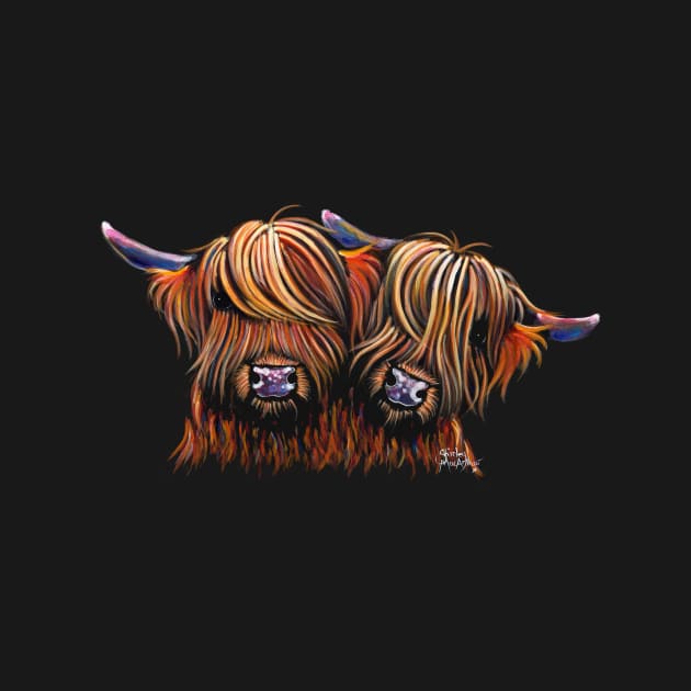 Scottish Highland Cows ' PaLS ' by Shirley MacArthur by ShirleyMac