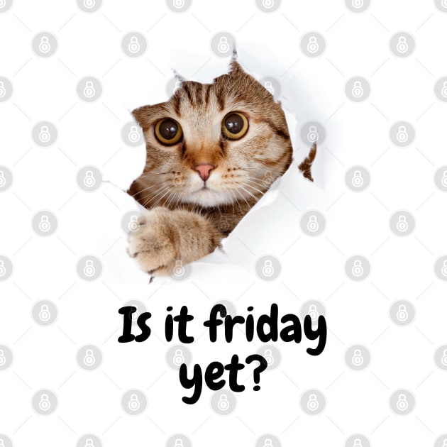 Is it Friday yet kitty? by Doodle and Things