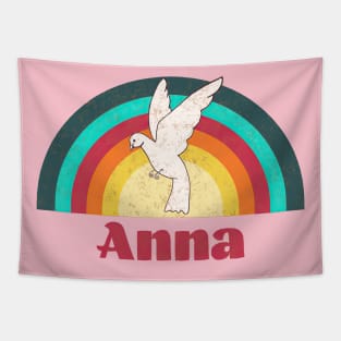 Anna - Vintage Faded Style Tapestry