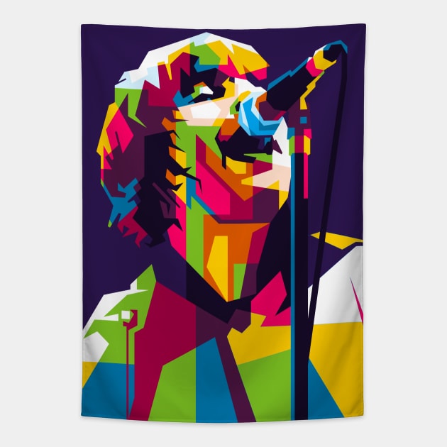 Liam Gallagher Tapestry by wpaprint