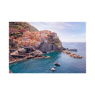 Cinque Terre in Italy on the coast T-Shirt