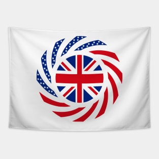 British American Multinational Patriot Flag Tapestry