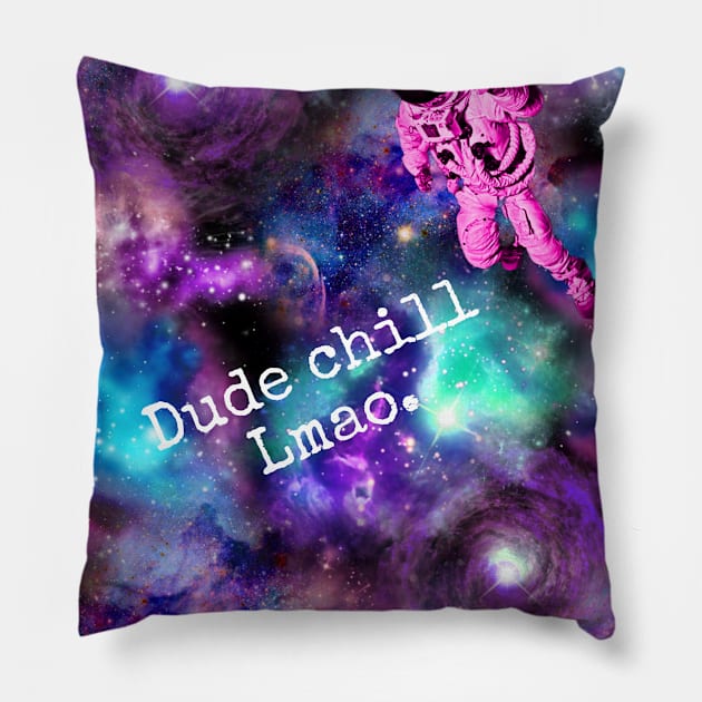 Chill Galaxy Pillow by ssydneyart