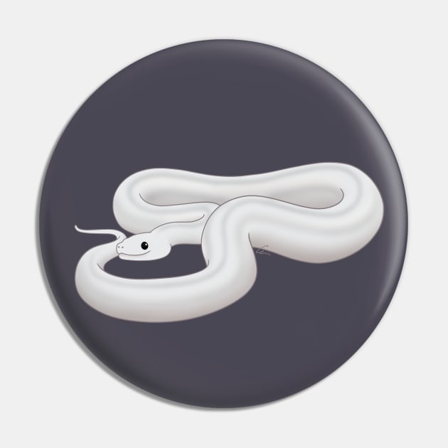 Leucistic Boa Constrictor or Super Fire Boa Pin by anacecilia