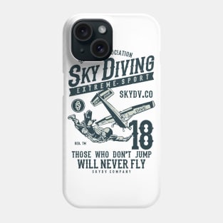 Sky Diving Extreme Sport Phone Case