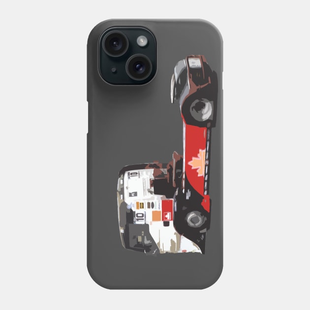 truck race Phone Case by rickylabellevie