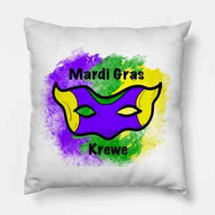 Mardi Gras Krewe Pillow