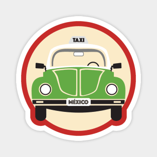 Mexico City's Taxi / Classic Vocho by Akbaly Magnet