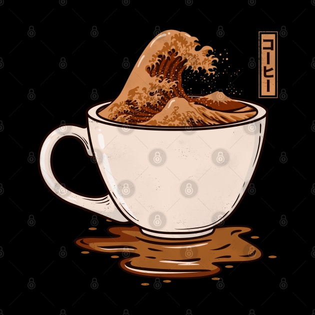 The Great Coffee Wave by wookiemike