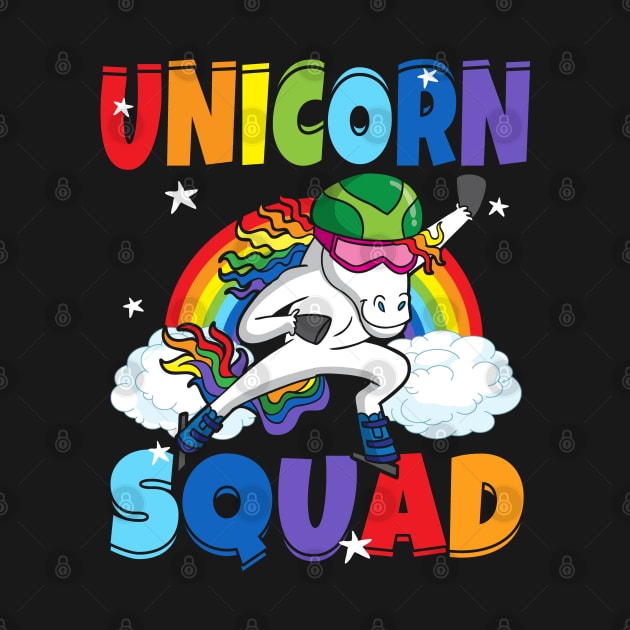 Unicorn Squad Speed Skate Ice Skater Winter Sports by E