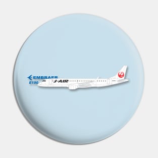 Japan Airlines Embraer E190 Pin