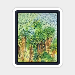 Ti Kouka Cabbage Trees Magnet