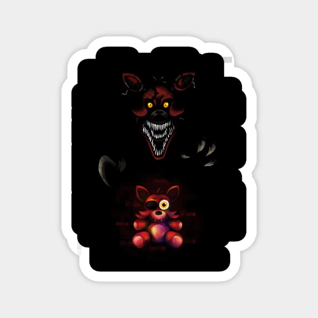 Nightmare Fredbear Fnaf4 Sticker