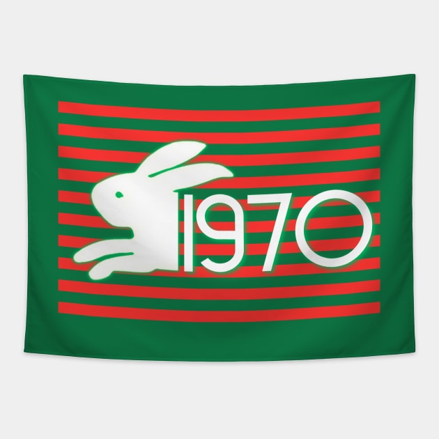 1970 SOUTH SYDNEY RABBITOHS - Sattler's Bunnies Tapestry by Simontology