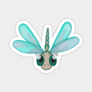 Cute Dragonfly Drawing Magnet