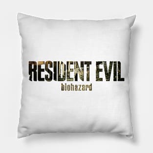 Resident Evil 7 Text Art Pillow