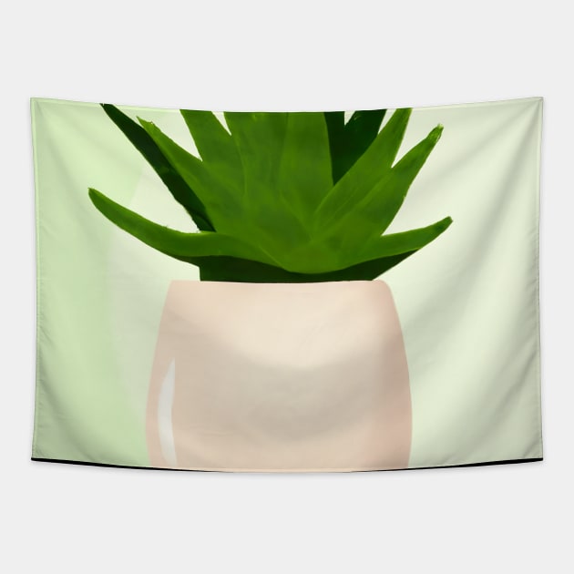 Zebra Plant Tapestry by maxcode