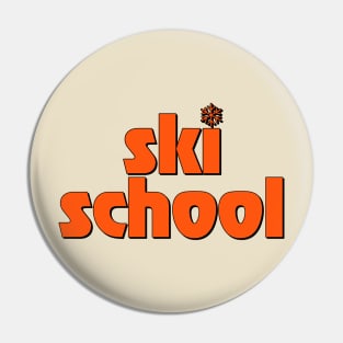 Ski School Pin
