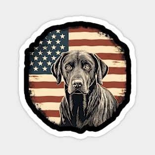 Chesapeake Bay Retriever 4th of July Magnet