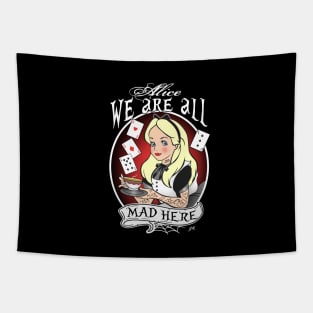 Tattoo Alice In Wonderland Tapestry