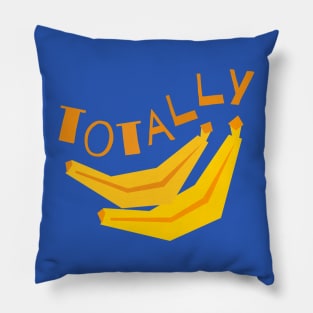 Totally Bananas in bright yellow and orange Pillow