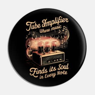 Vintage Vibes, Classic Sound: Immerse Yourself in the Music with a Tube Amplifier Pin