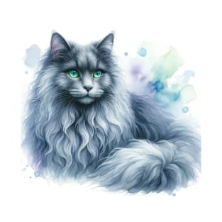 Nebelung - Watercolor Cat T-Shirt