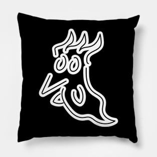 Loopy Bird (SPOOKY) Pillow