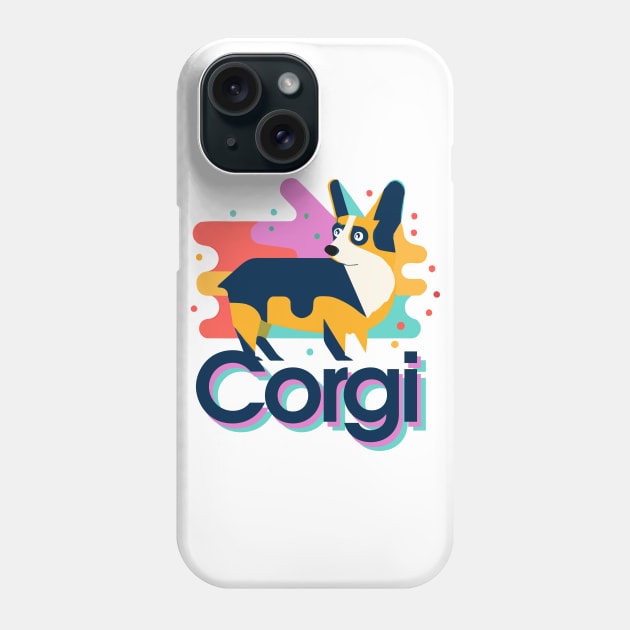 Corgi Retro Dog Owner Pembroke Welsh Corgi Funny Corgi Phone Case by BetterManufaktur